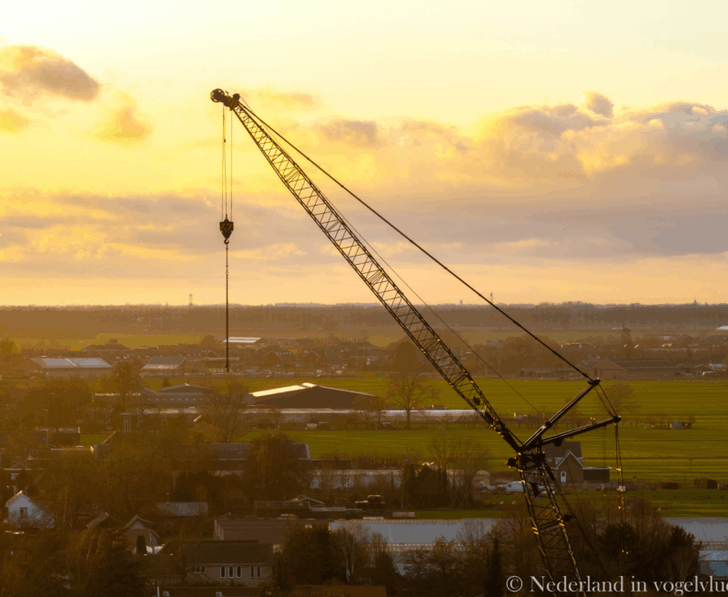 SANY SCE 1350A‑EV elektrische rupskraan in actie met 76 m boom